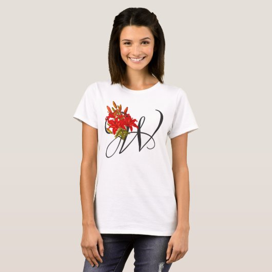 Anfangs W, Wood Lily T - Shirt (Vorne ganz)