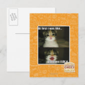 Anfangs war ich wie postkarte (Vorne/Hinten)