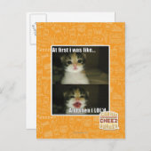 Anfangs war ich wie postkarte (Vorne/Hinten)