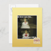 Anfangs war ich wie postkarte (Vorne/Hinten)