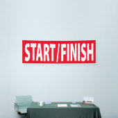 Anfangs-/Ziellinierennenereignis Banner (Messeveranstaltung)