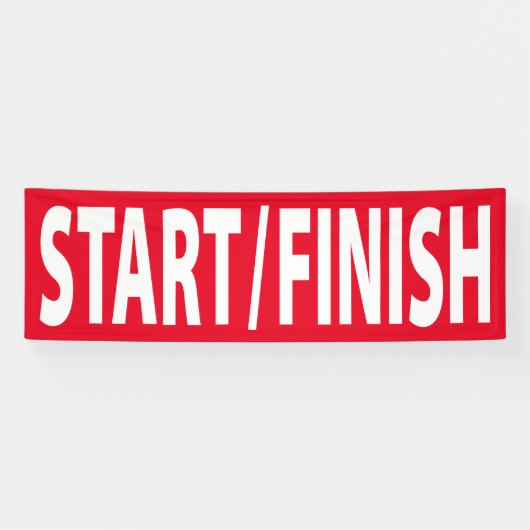 Anfangs-/Ziellinierennenereignis Banner (Horizontal)