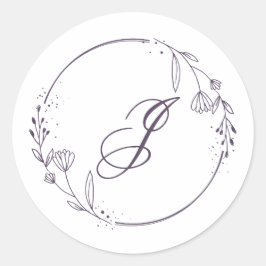 Anfangsaufkleber Runder Aufkleber