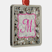 Anfangsbestellung des Glitzer Monogramm Ornament Aus Metall (Rechts)