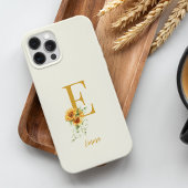 Anfangsbezeichnung Floral Monogramm personalisiert Case-Mate iPhone Hülle