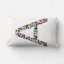 Anfangsbuchstabe A mit Gemstone Floral Monogram
