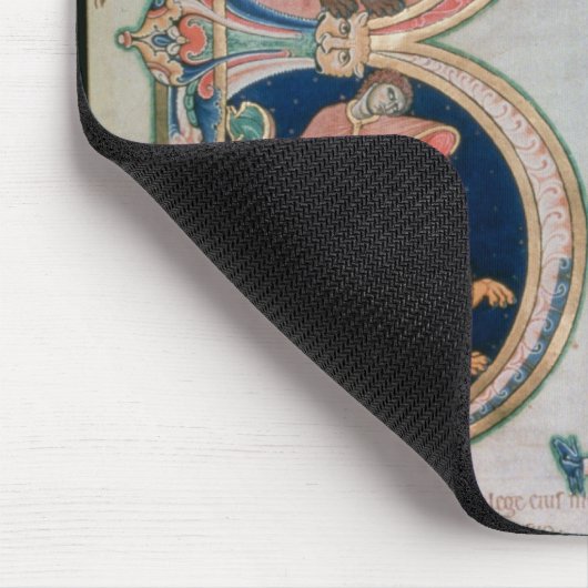 Anfangsbuchstabe "B" Beatus Vir - Blessed ist Mousepad (Ecke)