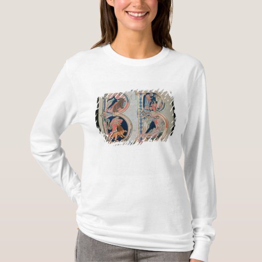 Anfangsbuchstabe "B" Beatus Vir - Blessed ist T-Shirt (Vorderseite)