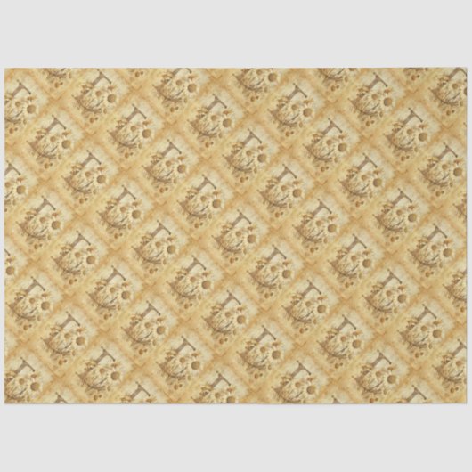 Anfangsbuchstabe D Vintager Zeichnend Anfangsbuchs Seidenpapier (Vorderseite)