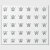 Anfangsbuchstabe des Engels-Alphabet-K Wings Halo Geschenkpapier (Flach)