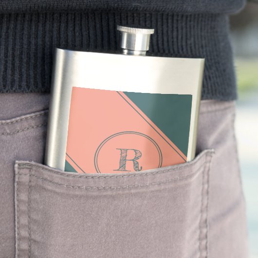 Anfangsbuchstabe des geometrischen Rechtecks Flachmann (Beispiel)