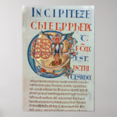 Anfangsbuchstabe "E" Et factum est Poster (Vorne)