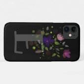 Anfangsbuchstabe E Plus Blumendesign Case-Mate iPhone Hülle (Rückseite (Horizontal))