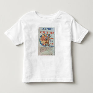 Anfangsbuchstabe "E" und factum est Kleinkind T-shirt