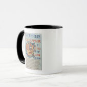 Anfangsbuchstabe "E" und factum est Tasse (Vorderseite Links)
