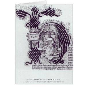 Anfangsbuchstabe einer Charter