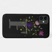 Anfangsbuchstabe F Plus Blumendesign Case-Mate iPhone Hülle (Rückseite (Horizontal))