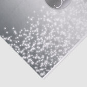 Anfangsbuchstabe für die Silver Sparkle Lights Mon Seidenpapier (Ausschnitt)