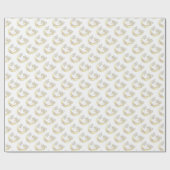 Anfangsbuchstabe G Monogramm personalisierte Verpa Geschenkpapier (Flach)