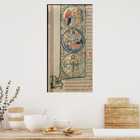 Anfangsbuchstabe "I" in Principio Poster (Küche)