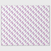 Anfangsbuchstabe J Monogramm personalisierte Verpa Geschenkpapier (Flach)