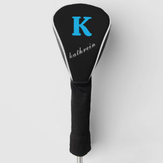 Anfangsbuchstabe K Einfache Monogramm Moderner Sti Golf Headcover