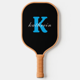 Anfangsbuchstabe K Einfache Monogramm Moderner Sti Pickleball Schläger