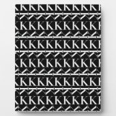 Anfangsbuchstabe K, Hintergrundfarbe auswählen Fotoplatte (Vorderseite)