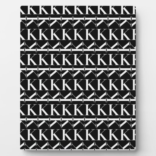 Anfangsbuchstabe K, Hintergrundfarbe auswählen Fotoplatte (Vorderseite)