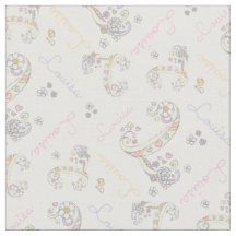 Anfangsbuchstabe L Louisa individuelle Name Stoff