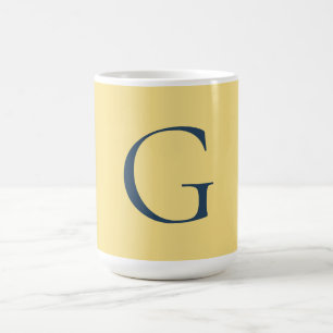 Anfangsbuchstabe Monogramm Jasmine Schiefergrau Sc Kaffeetasse