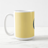 Anfangsbuchstabe Monogramm Jasmine Schiefergrau Sc Kaffeetasse (Links)