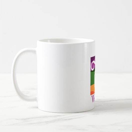 Anfangsbuchstabe Monogramm Kaffeetasse (Links)