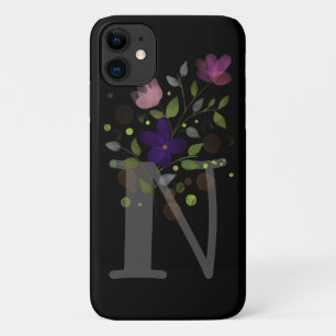 Anfangsbuchstabe N Plus Blumendesign Case-Mate iPhone Hülle