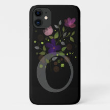 Anfangsbuchstabe O Plus Blumendesign