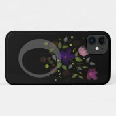 Anfangsbuchstabe O Plus Blumendesign Case-Mate iPhone Hülle (Rückseite (Horizontal))
