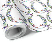 Anfangsbuchstabe Q Geschenkpapier (Rolleneckpunkt)