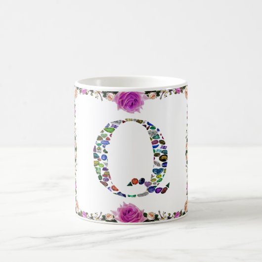 Anfangsbuchstabe Q Kaffeetasse (Mittel)