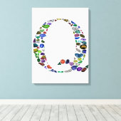 Anfangsbuchstabe Q Leinwanddruck (Insitu (Holzboden))