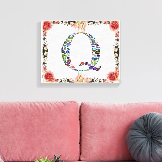 Anfangsbuchstabe Q Leinwanddruck (Insitu (Wohnzimmer))