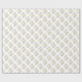 Anfangsbuchstabe S Monogramm personalisierte Verpa Geschenkpapier (Flach)