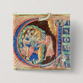 Anfangsbuchstabe "V" Visio Abdie Button (Vorderseite)