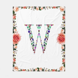 Anfangsbuchstabe W Fleecedecke