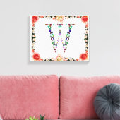 Anfangsbuchstabe W Leinwanddruck (Insitu (Wohnzimmer))