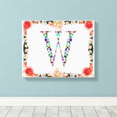 Anfangsbuchstabe W Leinwanddruck (Insitu (Holzboden))