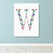 Anfangsbuchstabe W Leinwanddruck (Insitu (Holzboden))