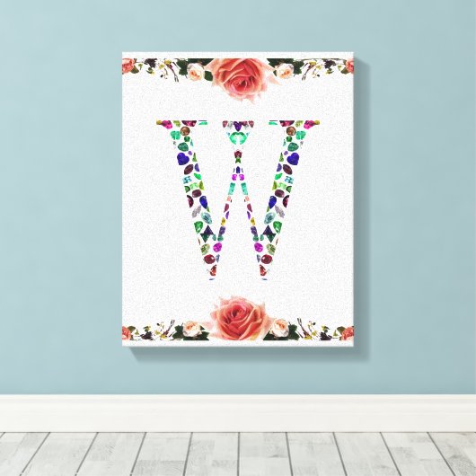 Anfangsbuchstabe W Leinwanddruck (Insitu (Holzboden))