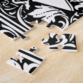 Anfangsbuchstabe W Mittelalterliches Monogramm Vin Puzzle (Seite)