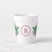 Anfangsbuchstabe, Wasserfarbe-Beeren & Grünzeug 12 Milchtasse (Vorderseite)