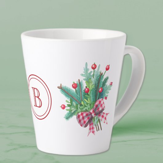 Anfangsbuchstabe, Wasserfarbe-Beeren & Grünzeug 12 Milchtasse